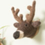 Mini Deer Head Knitting Kit, thumbnail 8 of 8