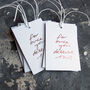 For Once You Deserve This Foil Gift Tags, thumbnail 4 of 6