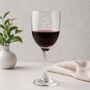 Engraved Wine Glass Personalised Gift For 30th Birthday, thumbnail 3 of 8