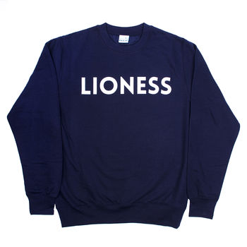 'Lioness' Unisex Sweatshirt Jumper, 8 of 11