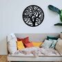 Wooden Tree Of Life Wall Hanging Art For Living Room Decor, thumbnail 1 of 9
