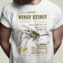 Funny Wasp T Shirt 'Know Your Wingy Stingy', thumbnail 1 of 6