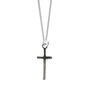 Cross Pendant Necklace Sterling Silver, thumbnail 2 of 5