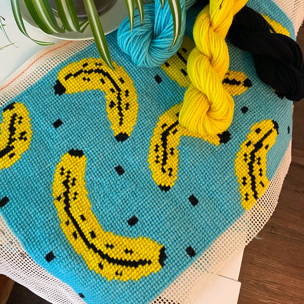 Banana Cross Stitch Kit, 1 of 6