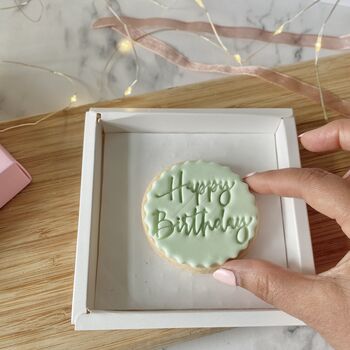 Birthday Letterbox Personalised Vanilla Cookie, 12 of 12