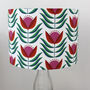 Drum Lampshade In 70s Bloom Fabric, thumbnail 2 of 2