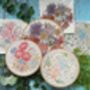 Blooms Floral Embroidery Pattern, thumbnail 5 of 7