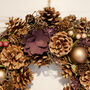 Christmas Hyacinth Natural Door Wreath, thumbnail 5 of 9