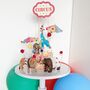 Personalised Party Animal Circus Cake Topper Set, thumbnail 1 of 8