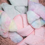 Blossom Faux Fur Slippers Pastel Rainbow, thumbnail 5 of 5