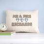 Personalised Wedding Or Anniversary Cushion Gift, thumbnail 2 of 11
