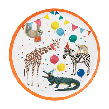Safari Party Animal Paper Plates Eight Pack, 3 of 3