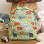 Personalised Jungle Animals Children's School Back Pack, thumbnail 1 of 3