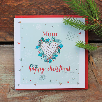 Mum Happy Christmas Card By Molly Mae | notonthehighstreet.com