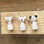 Wooden Stacking Toy Set Of Three, thumbnail 4 of 5