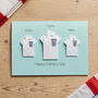 Personalised Three Lions England Team Shirts Card, thumbnail 6 of 7