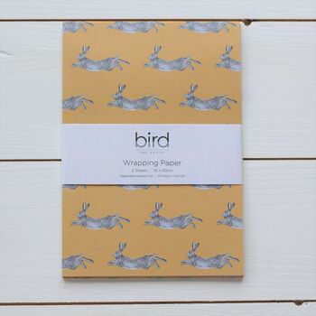 Hare Gift Wrap Pack With Card Option, 5 of 6