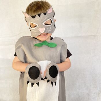 Felt Tabby Cat Costume For Kids And Adults, 9 of 11
