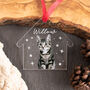 Personalised Cat Photo Bauble Keepsake, thumbnail 4 of 5