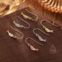 Sterling Silver Cute Baby Seal Drop Dangling Earrings, thumbnail 6 of 10