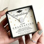 Graduation Silver Tone Necklace And Sentiment Box, thumbnail 1 of 5