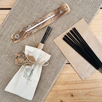Himalayan Sandalwood Hand Dipped Incense Sticks Long, 4 of 12