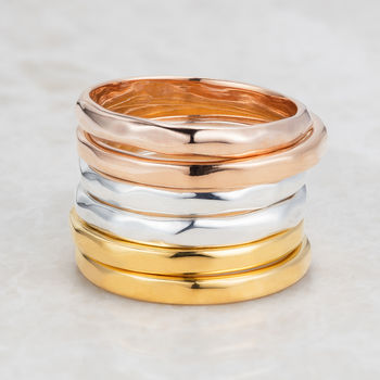 Gold Vermeil Eternity Ring, 3 of 12