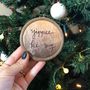 Rose Gold Christmas Message Tree Decorations, thumbnail 6 of 8