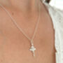 Sterling Silver Ballerina Pendant Necklace, thumbnail 5 of 6