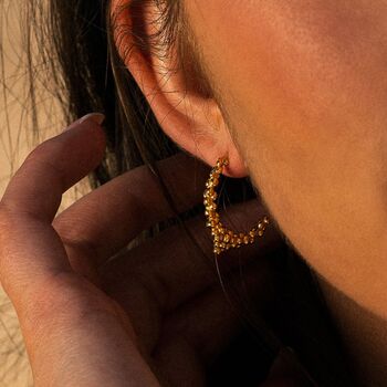 Gold Nyx Hoops, 2 of 6