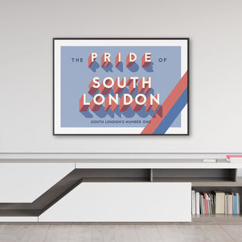 Crystal Palace 'Pride Of South London' Poster, 3 of 7