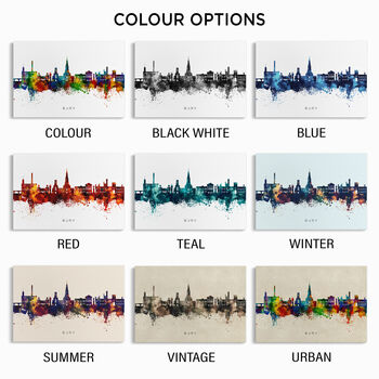 Bury Skyline Cityscape Art Print, 3 of 12