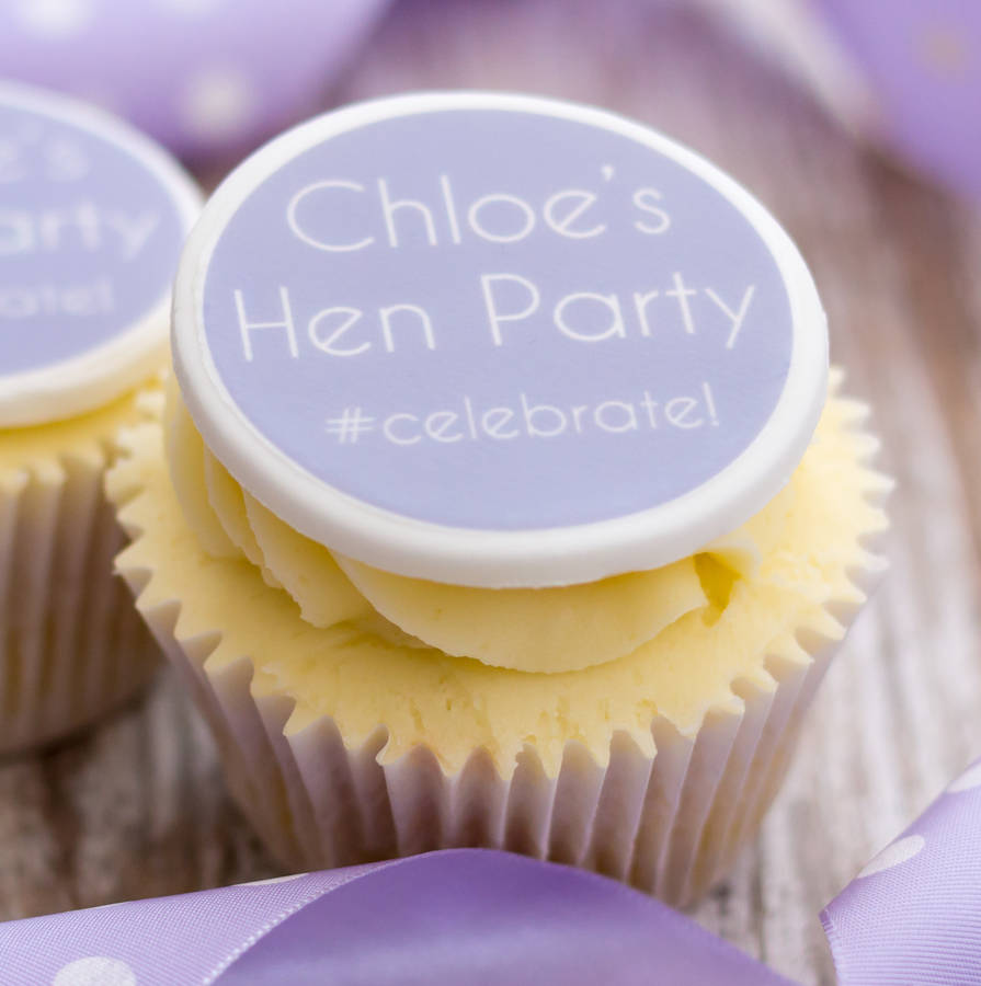 Hen Party #Celebrate Cupcake Decorations, 1 of 2