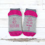 Do Not Disturb Personalised Wine Socks, thumbnail 1 of 3