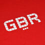 Gbr Red Sports Activewear T Shirt, thumbnail 3 of 6