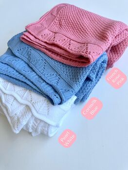 Personalised Blanket + Zip Romper Baby Gift Set For Newborn, 8 of 10