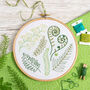 Forest Ferns Embroidery Kit, thumbnail 1 of 6