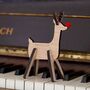 Personalised Wooden Reindeer Decoration, thumbnail 2 of 6