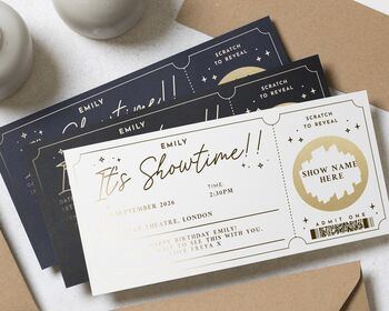 Concert Ticket Gift Voucher Scratch Card, 2 of 9