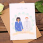 Mrs And Mrs Lesbian Wedding Or Civil Partnership Card, thumbnail 3 of 4
