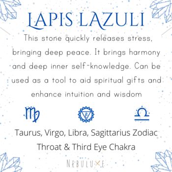 Lapis Lazuli Star Necklace, 7 of 11