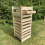 Traditional 10 Drawer Wooden Apple Storage Racks Set Of Two, thumbnail 6 of 7