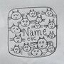 Handmade Gold Foil Cat Birthday Card, thumbnail 5 of 5