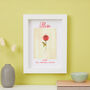 Personalised Birth Flower Framed Print, thumbnail 7 of 12