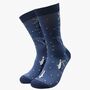 Men's Bamboo Socks Blue Penguin, thumbnail 2 of 3