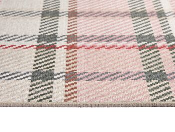 Hug Rug Eco Washable Isla Plaid Pink, 3 of 5