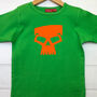 Personalised Child's Halloween Skull T Shirt, thumbnail 3 of 12