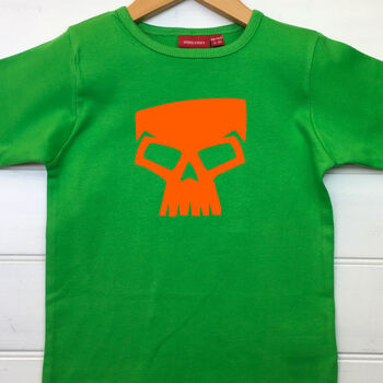 Personalised Child's Halloween Skull T Shirt, 3 of 12