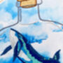 Whale In A Bottle Embroidery Kit, thumbnail 5 of 7