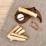 Tear Drop Mango Wood Palo Santo Smudge Stick Holder, thumbnail 7 of 7